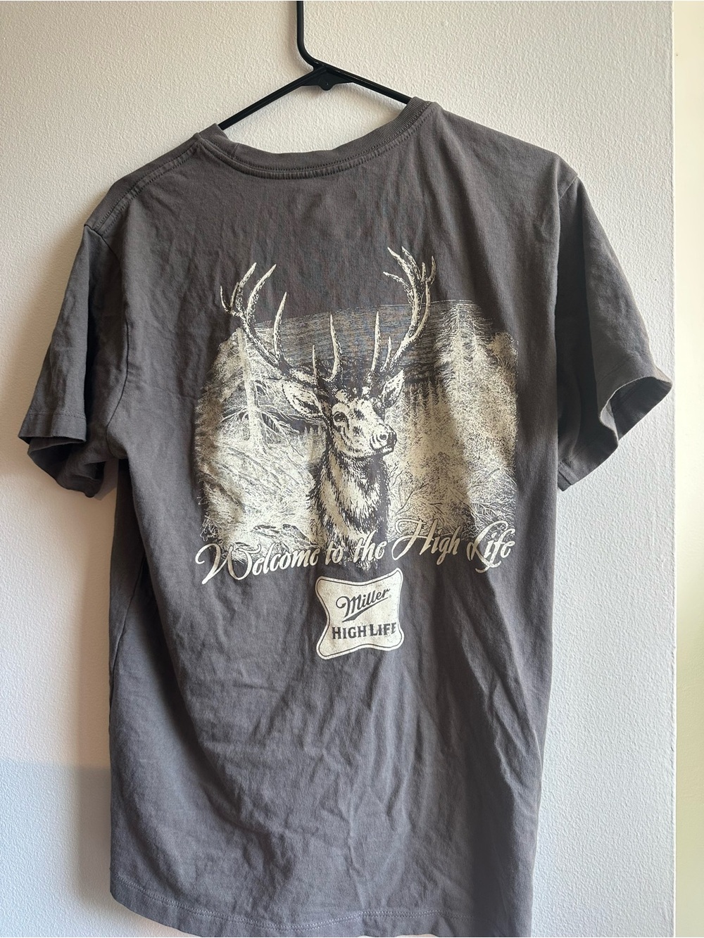 High Life Men’s Graphic T-Shirt in Charcoal